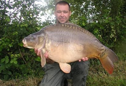 A 36 lb 8 oz carp from Laroussi, Jun 2007