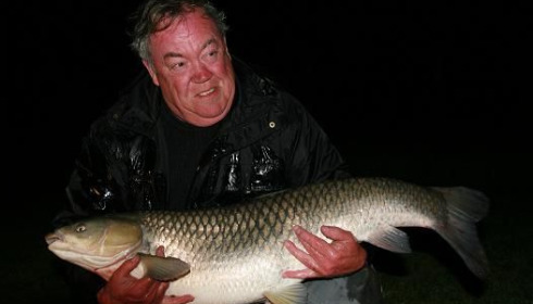 A 37 lb carp from Laroussi, New Pb grass carp for Ron 37lb ( first grass of the year), Mar 2007