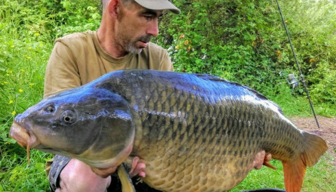 A 45 lb 8 oz carp from Laroussi, May 2018