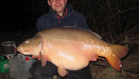 A 55 lb 12 oz carp from Laroussi, Feb 2010