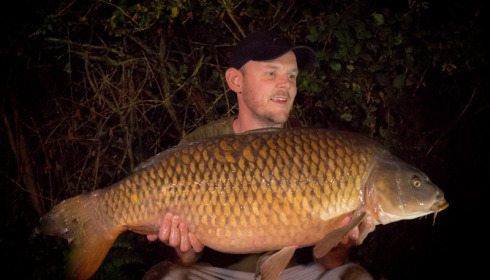 A 28 lb carp from Laroussi, Scott Kelly, Aug 2018