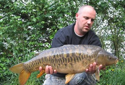 A carp from Laroussi, A stunning unknown linear/ fully scaled mirror, May 2007