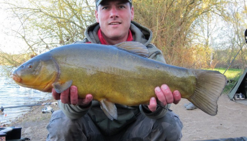 A fish from Laroussi, 11lb2oz Tench, Apr 2012