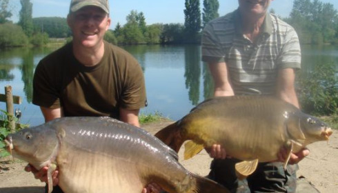 A 54 lb carp from Laroussi, May 2011