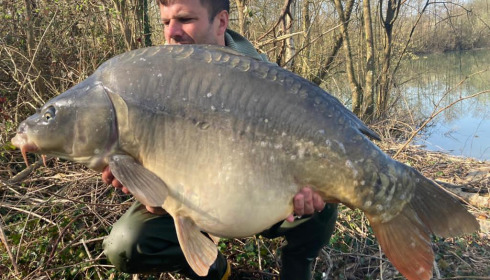 A 37 lb 4 oz carp from Lepinet North, a, Apr 2021