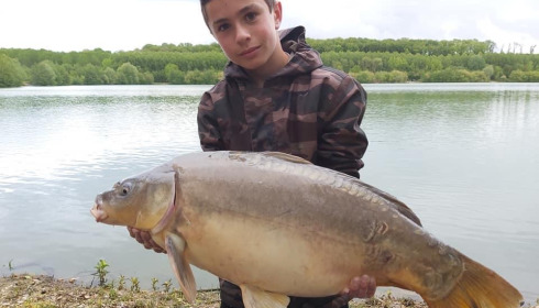 A carp from Lepinet North, guigui, May 2021