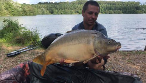 A 33 lb carp from Lepinet North, david, Aug 2021