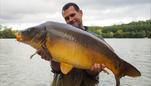 A 41 lb carp from Lepinet North, Additional Stocking, Oct 2019