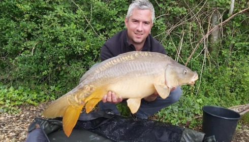 A carp from Lepinet North, guigui, May 2021