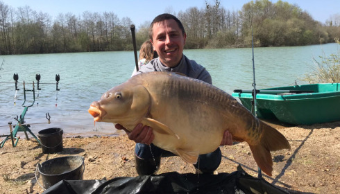 A 39 lb 6 oz carp from Lepinet North, david, Apr 2021