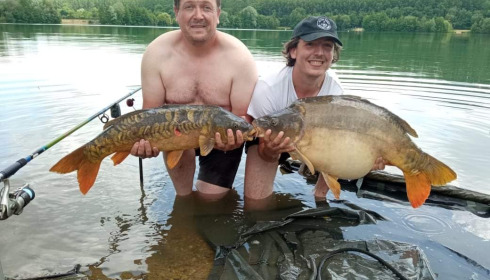 A 41 lb carp from Lepinet North, denis, Jun 2021