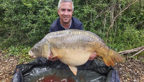 A carp from Lepinet North, guigui, May 2021