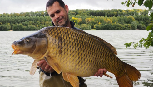 A 46 lb carp from Lepinet North, Additional Stocking, Oct 2019