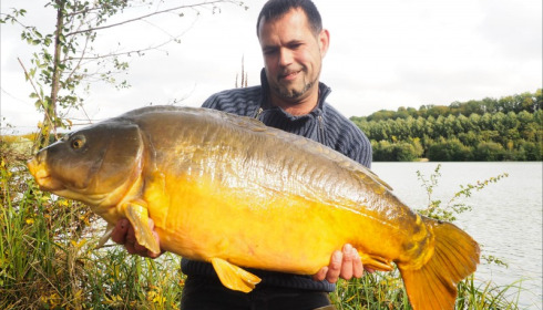 A 41 lb carp from Lepinet North, Additional Stocking, Oct 2019