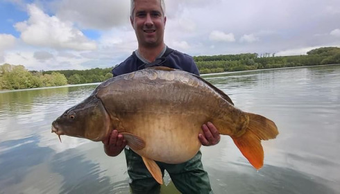 A carp from Lepinet North, guigui, May 2021