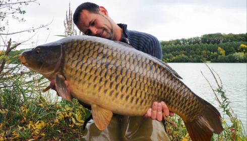 A 41 lb carp from Lepinet North, Additional Stocking, Oct 2019