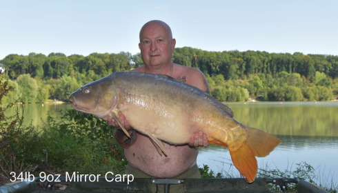 A 34 lb 9 oz carp from Lepinet North, David Bewsey, Sep 2022