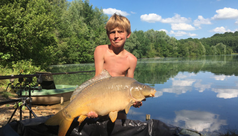 A 39 lb carp from Lepinet North, leo vasseur, Jun 2021