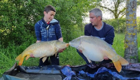A carp from Lepinet North, guigui, May 2021