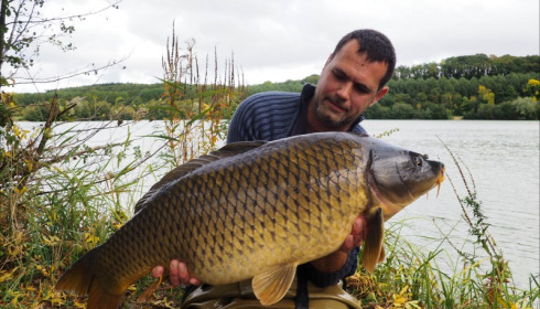 A 44 lb carp from Lepinet North, Additional Stocking, Oct 2019