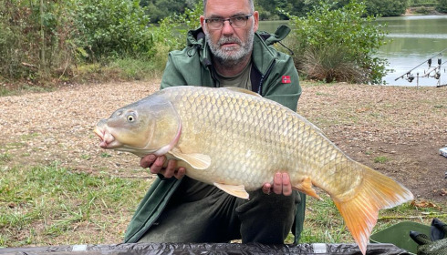 A 37 lb carp from Lepinet North, Iain Mckenzie, Sep 2022