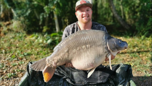 A 56 lb carp from Lepinet North, Richard  Catlow, Aug 2019