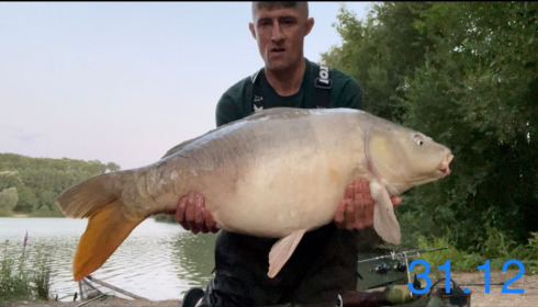 A carp from Lepinet North, cooper, Aug 2021
