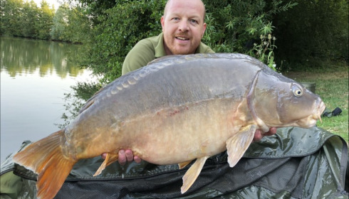 A 45 lb carp from Lepinet North, Andy Burrows, Jul 2019