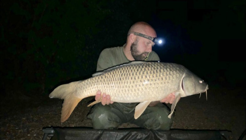 A 20 lb carp from Lepinet North, durant, Sep 2019