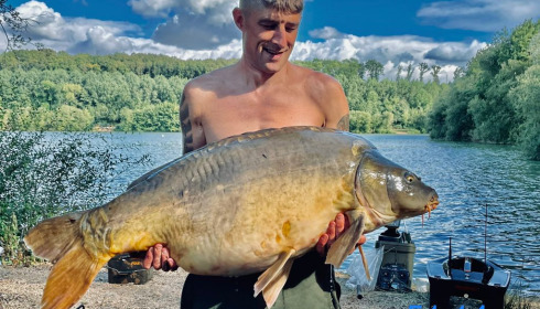 A carp from Lepinet North, cooper, Aug 2021