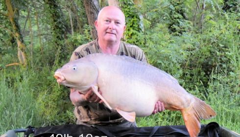 A 49 lb 10 oz carp from Lepinet North, David Bewsey, May 2023