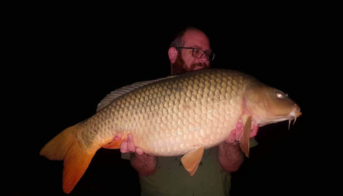 A 39 lb 8 oz fish from Lepinet North, Alan’s pb common, Mar 2023
