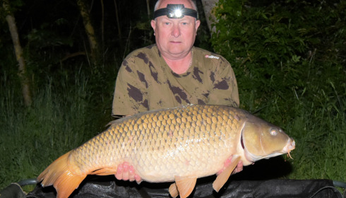 A 35 lb carp from Lepinet North, David Bewsey, May 2023