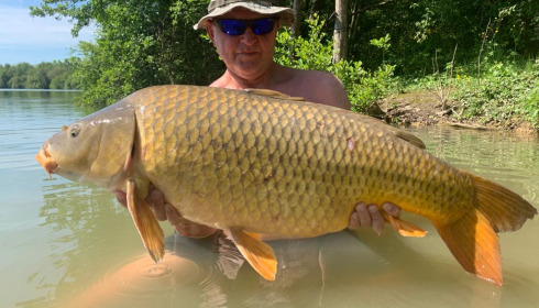 A 38 lb carp from Lepinet North, rick jankowicz, Jun 2021