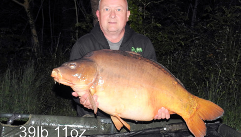 A 39 lb 11 oz carp from Lepinet North, David Bewsey, May 2023