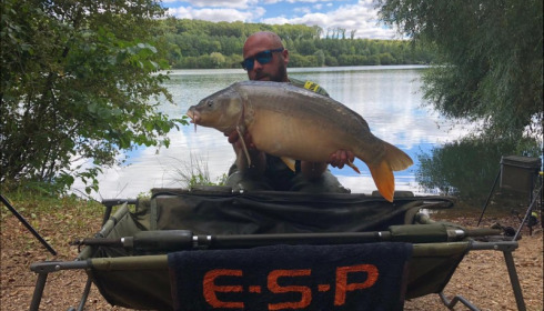 A 22 lb carp from Lepinet North, durant, Sep 2019