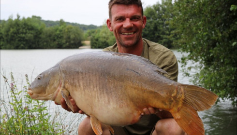 A carp from Lepinet North, Pete Castle, Aug 2019