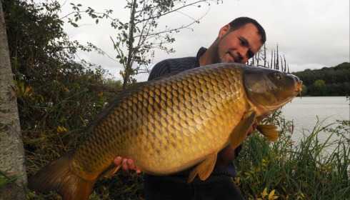 A 46 lb carp from Lepinet South, Additional Stocking, Oct 2019