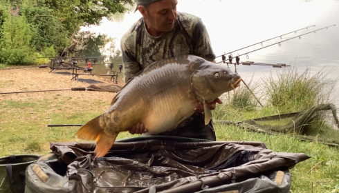 A 46 lb carp from Lepinet South, Brian Connolly, Jul 2023