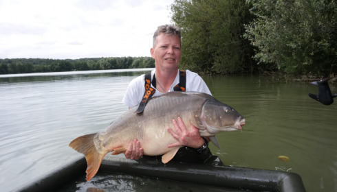 A 36 lb carp from Lepinet South, marcel, Aug 2021