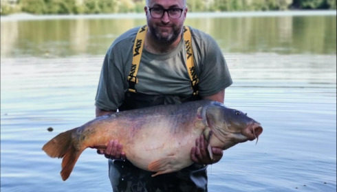 A 41 lb carp from Lepinet South, nick syms, Sep 2019