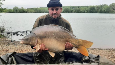 A carp from Lepinet South, alban, May 2021