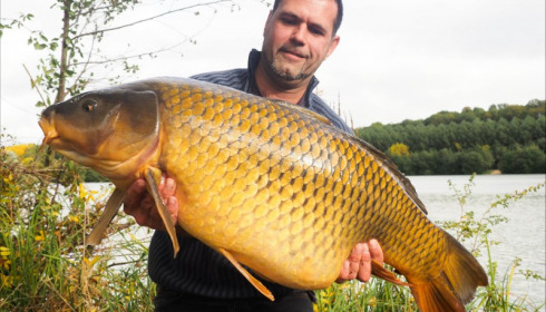 A 48 lb carp from Lepinet South, Additional Stocking, Oct 2019