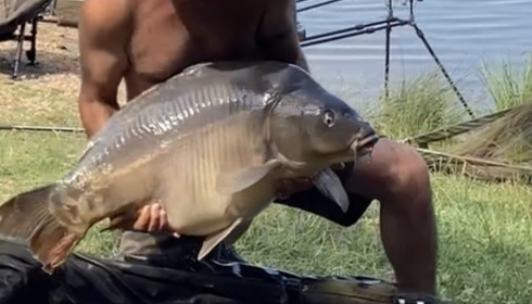 A 44 lb fish from Lepinet South, Jul 2023