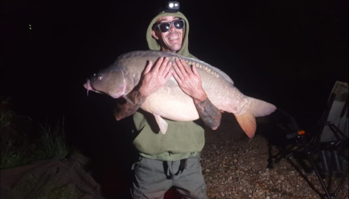 A 46 lb carp from Lepinet South, dale, Sep 2019