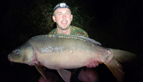 A 25 lb 8 oz carp from Lepinet South, Ashley Halford, Aug 2022