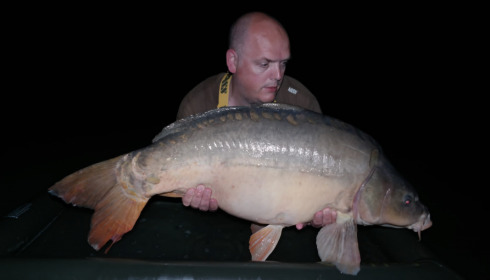 A 46 lb carp from Lepinet South, marcel, Aug 2021