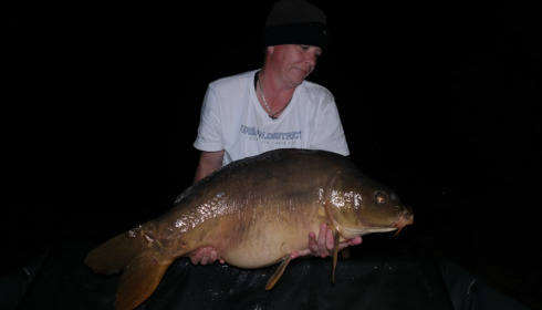 A 34 lb carp from Lepinet South, marcel, Aug 2021
