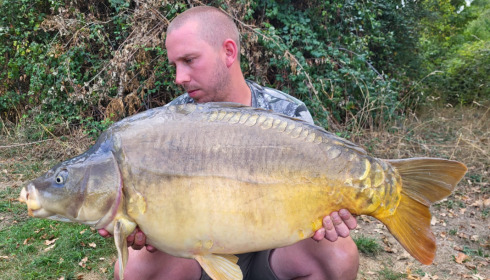 A 36 lb 8 oz carp from Lepinet South, Ashley Halford, Aug 2022