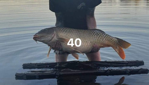 A 40 lb 2 oz fish from Lepinet South, First fish, Jul 2022